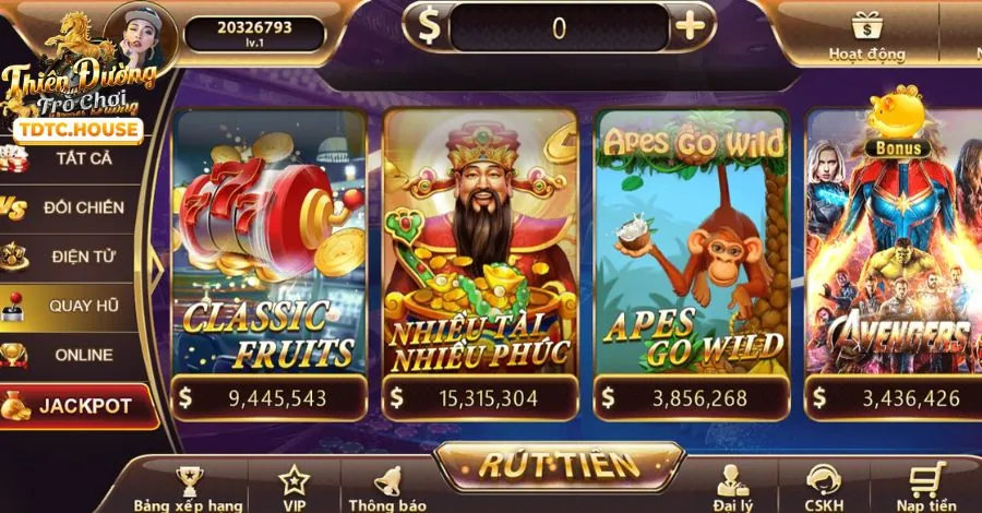 Người chơi lựa chọn game slot thông minh